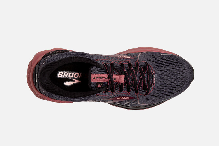 Brooks Adrenaline Gts 21 Road Löparskor Dam - Svarta - 1539-UDBHE